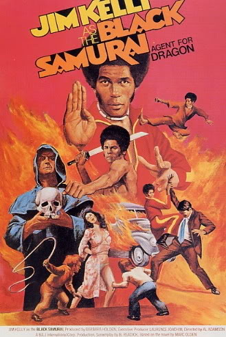The movie poster for Black Samurai.