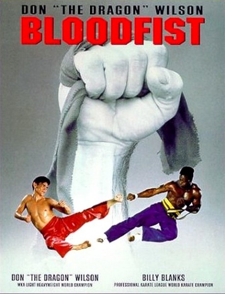 The movie poster for Bloodfist.
