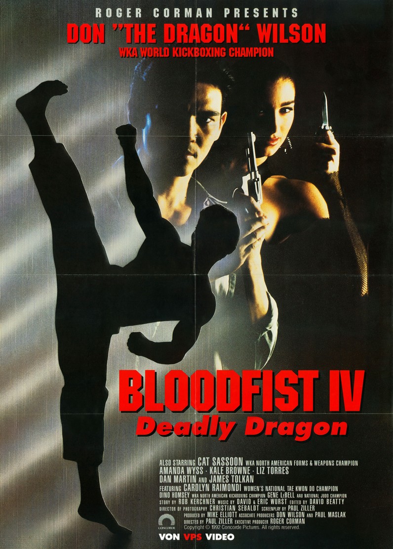 The movie poster for Bloodfist 4.