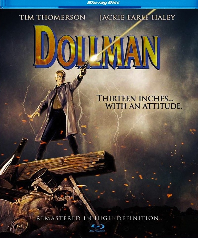 The movie poster for Dollman.