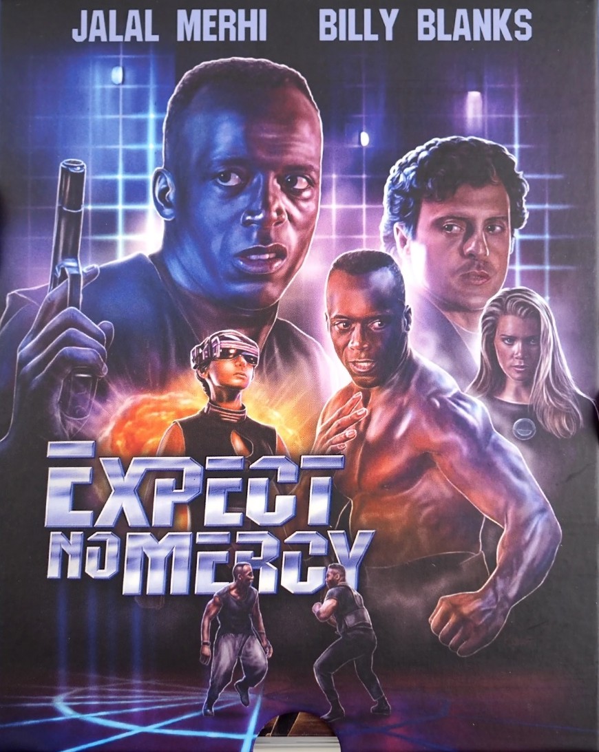 The movie poster for Expect No Mercy.