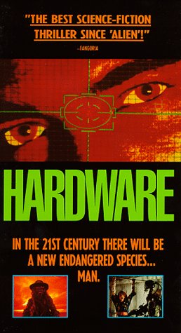 The movie poster for Hardware.
