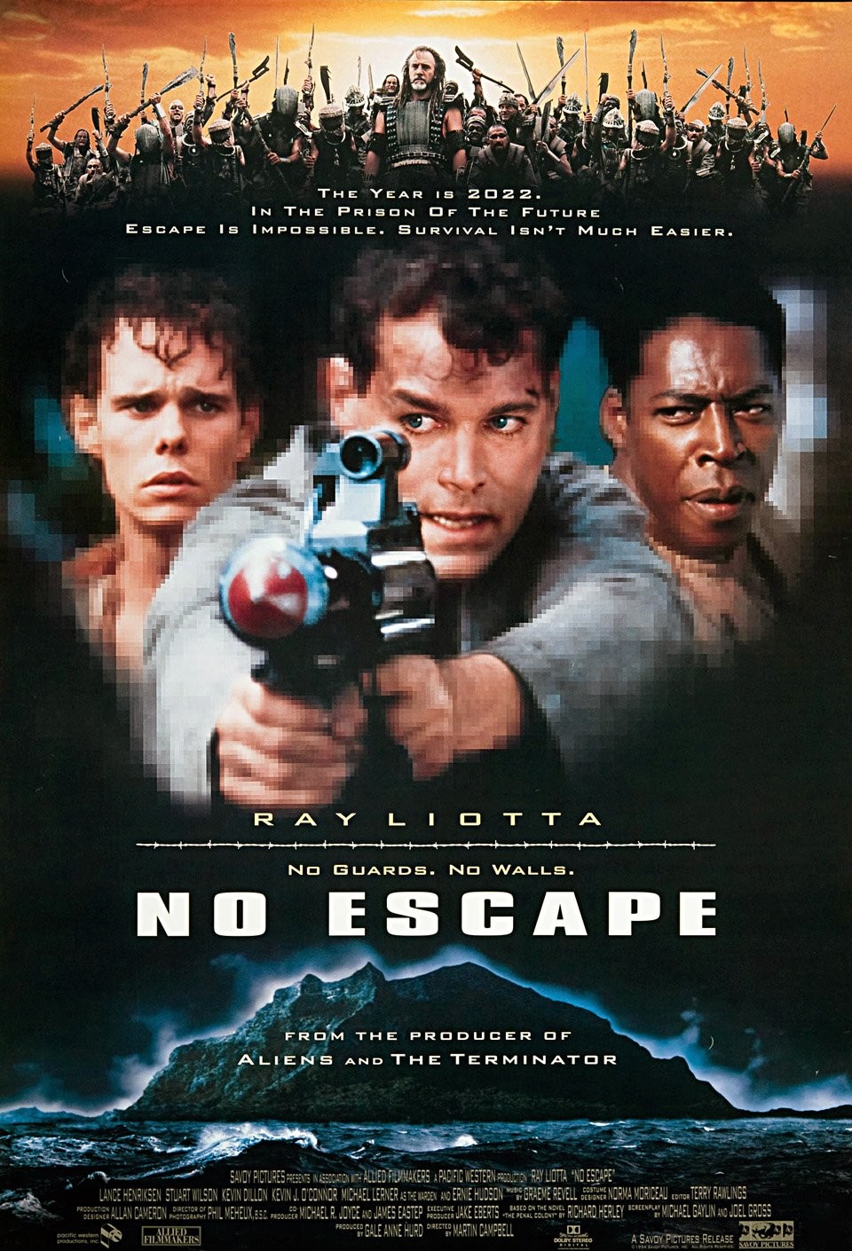 The movie poster for No Escape.