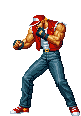 Another oldschool SNK gif, this one of Terry Bogard.