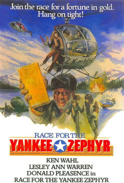 The movie poster for Treasure of the Yankee Zephyr.